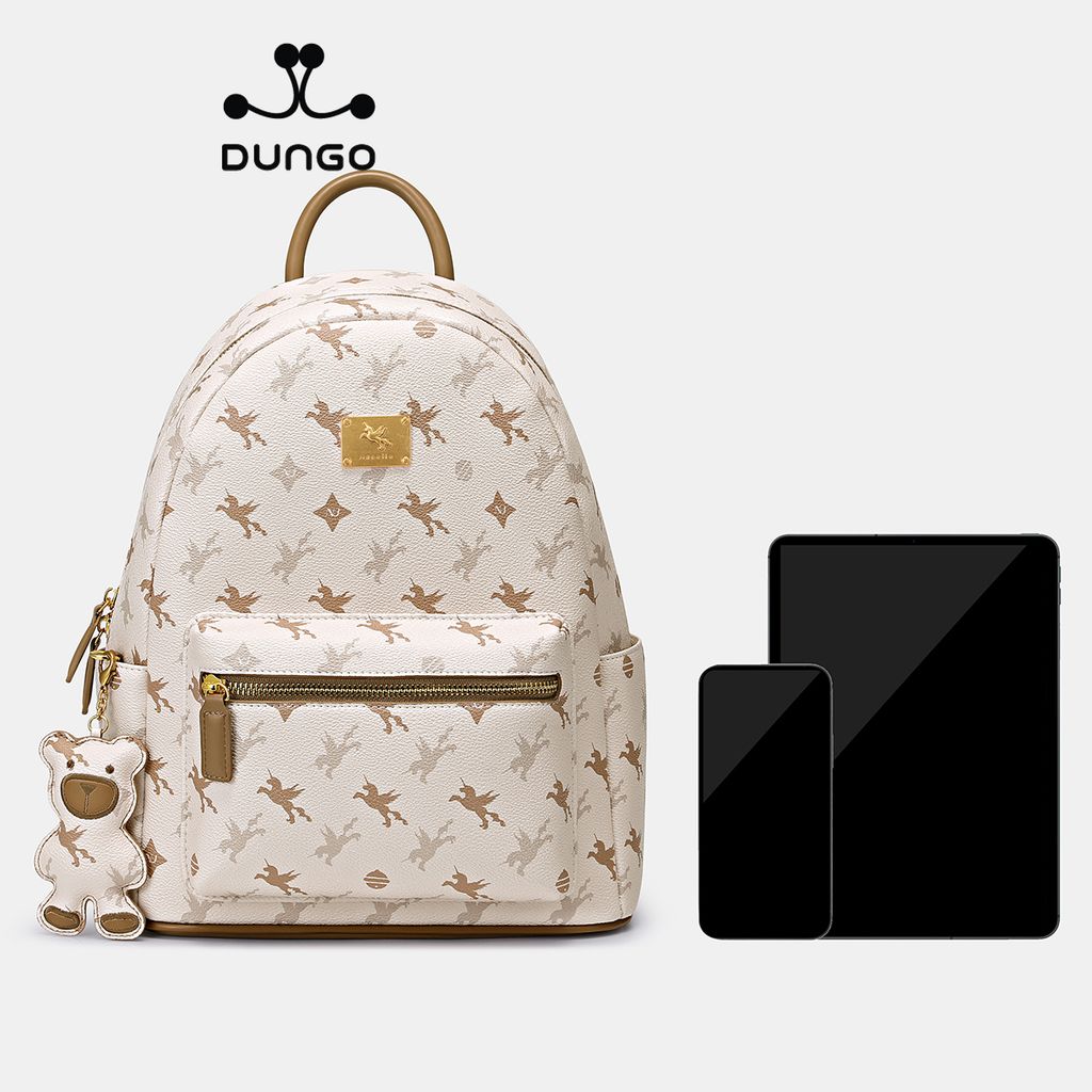 Balo Da 11inch Unicorn Charm Gấu NU1172104-21 Nâu