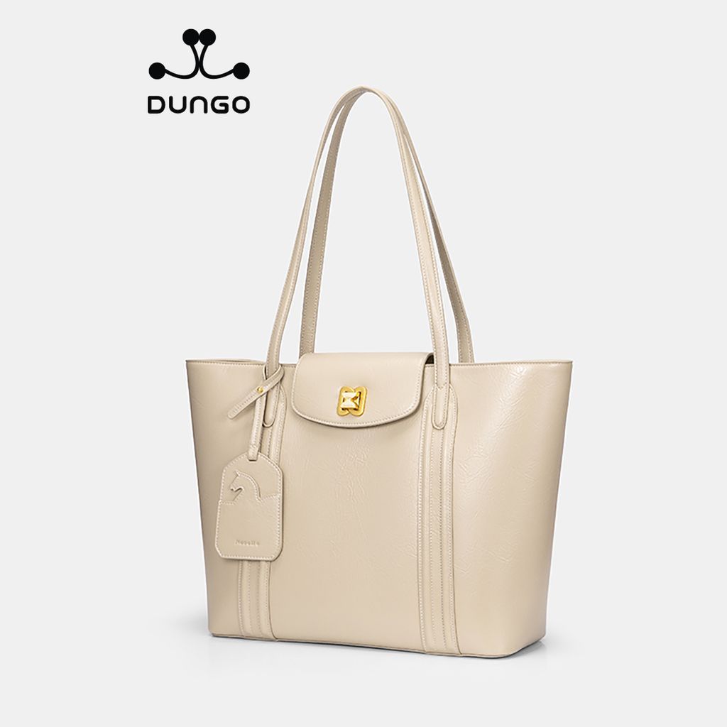 Túi Tote Da A4 13 inch Charm Ngựa NU1172172-65 Beige