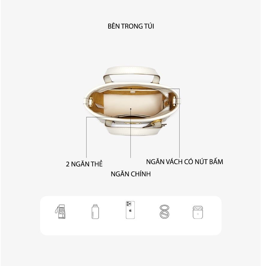 Túi Xách Unicorn Charm Gấu Nâu NU1172183-21S