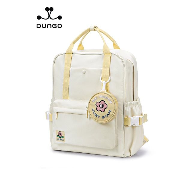  Balo Vải JUST STAR JU172982-48 Charm Hoa - Trắng 