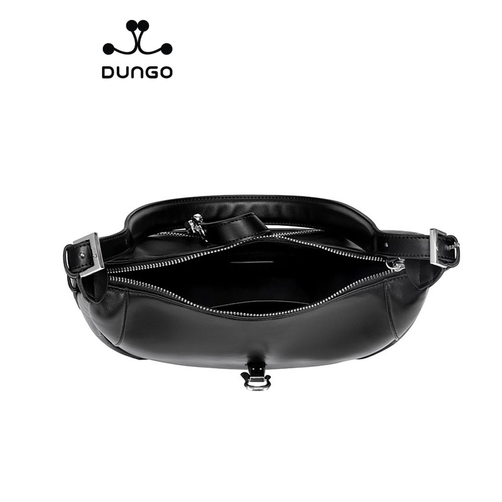 Túi Xách Kẹp Nách Khóa Cài JU173048-01 Đen