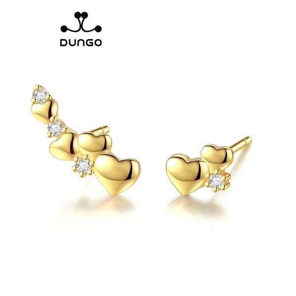 Bông Tai Bạc Dungo Love Earrings DU16C07