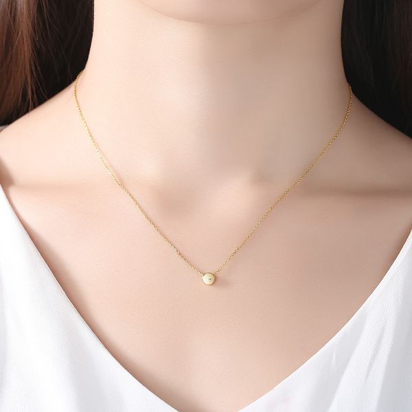  Dây Chuyền Bạc Dungo Pea Necklace DU15D04 
