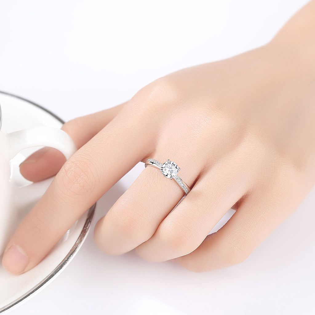 Nhẫn Bạc Dungo Zircon DU-SR0147