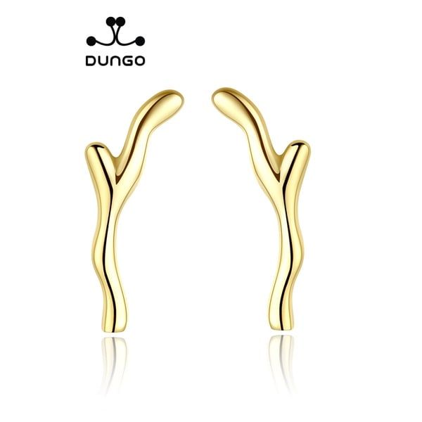  Bông Tai Bạc Dungo Tre Earrings 14K- DU11F04 