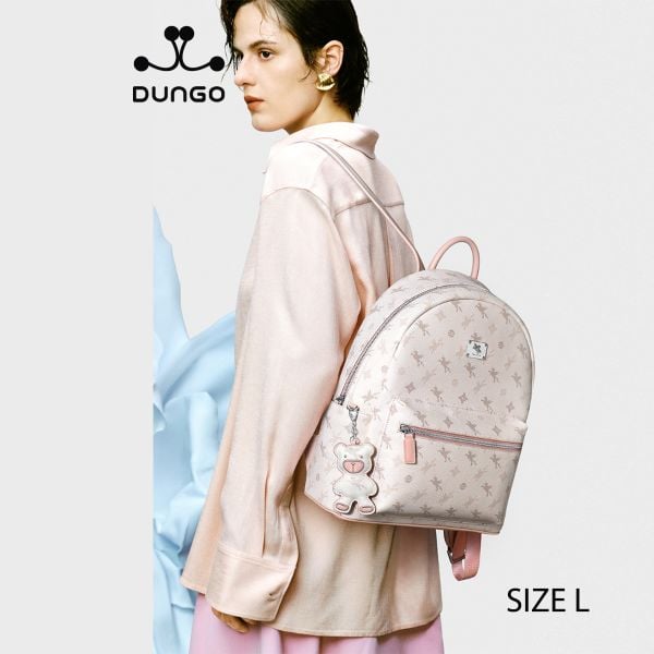  Balo Da 13inch Unicorn Charm Gấu NU1172104-04L Hồng Lớn 