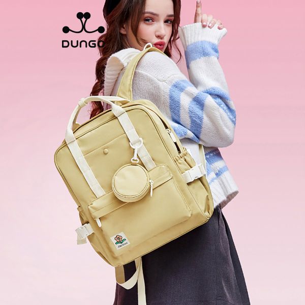  Balo Vải JUST STAR JU172982-03 Charm Hoa - Vàng 