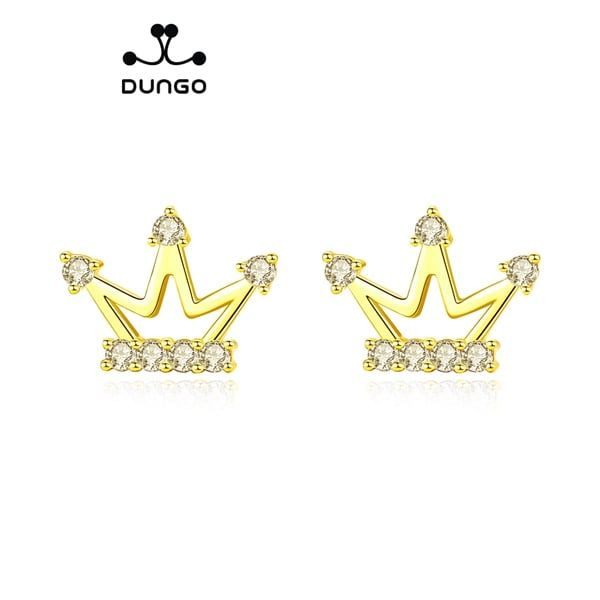 Bông Tai Bạc Dungo Crown Earrings DU16D08