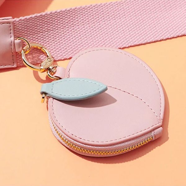  Charm Quả Đào JU110586-04 JUST STAR Treo Túi, Phụ Kiện Gắn Móc Khóa Hồng Xinh 