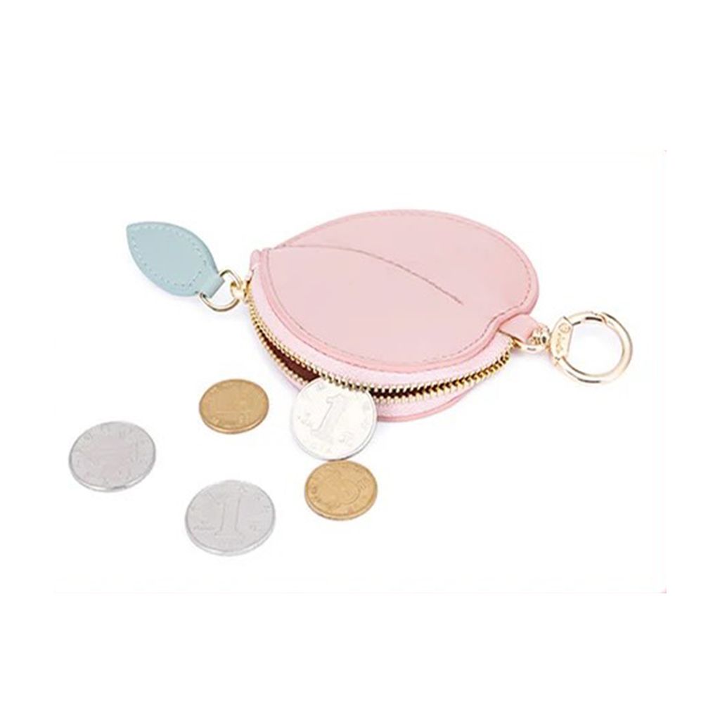 Charm Quả Đào JU110586-04 JUST STAR Treo Túi, Phụ Kiện Gắn Móc Khóa Hồng Xinh