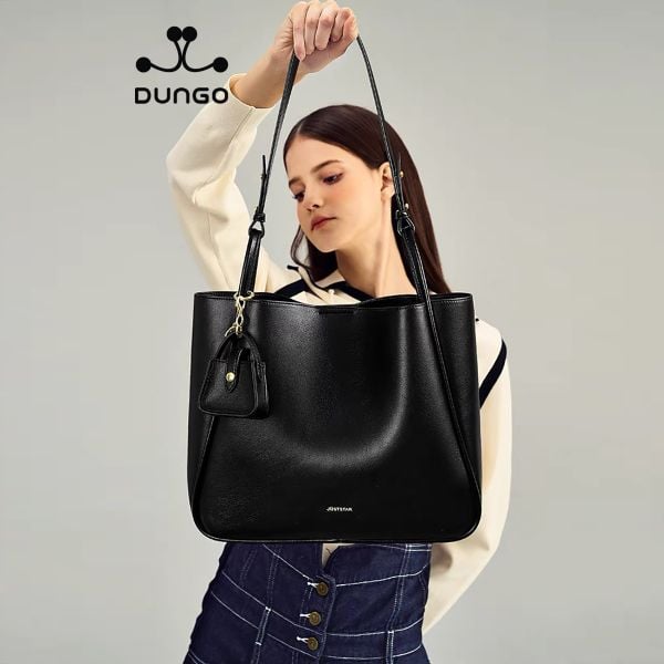  Túi Xách JUST STAR Bucket Da Mềm JU172962-01SJ Đen 