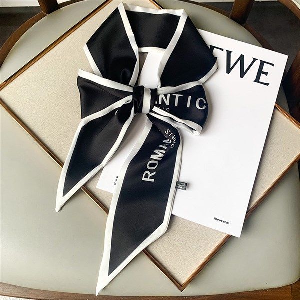  Khăn Lụa Đa Năng Đen 