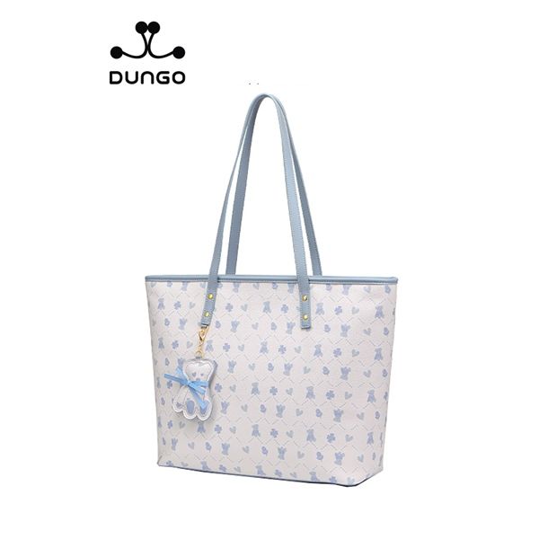 Túi Tote JUST STAR Charm Gấu JU172887-16 Xanh