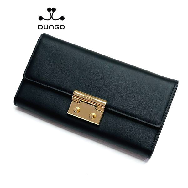  Ví Dài Dungo Da Bò- Đen DU00067-01 