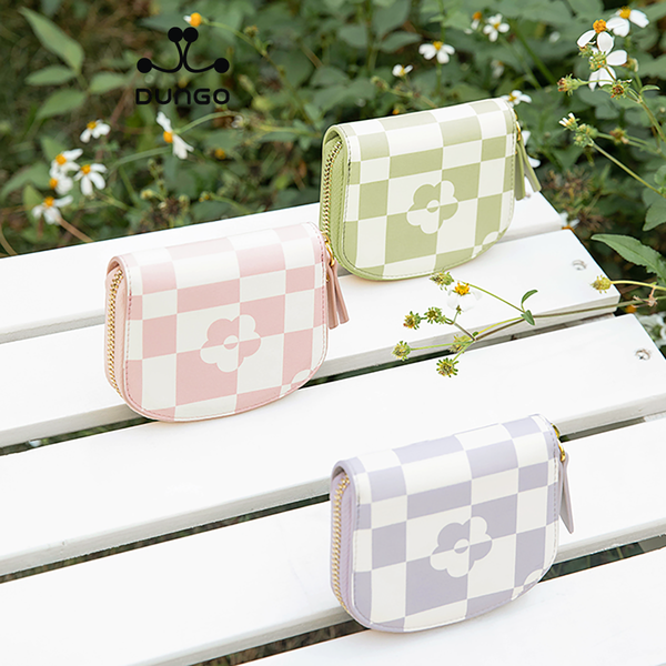  Ví Thẻ Caro Xanh Lá JUST STAR JU070718-07 