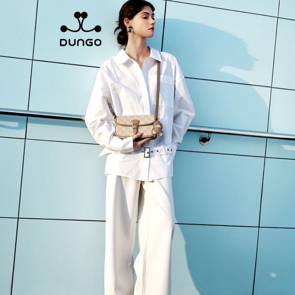  Túi Xách Nucelle Charm Vịt Momo JU1172232-18 Nâu 