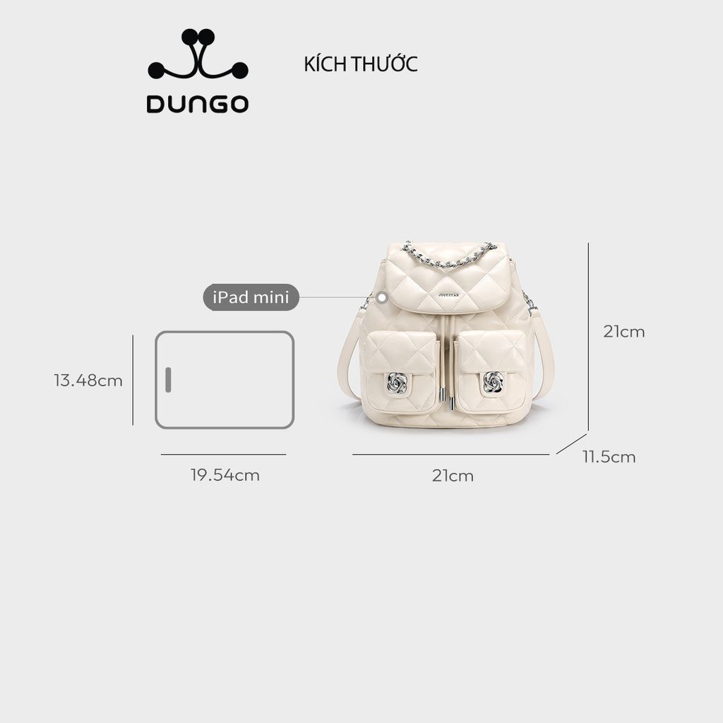 Balo Da Chần Mềm JU173108-01 Đen