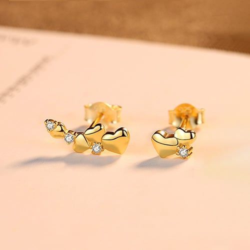 Bông Tai Bạc Dungo Love Earrings DU16C07