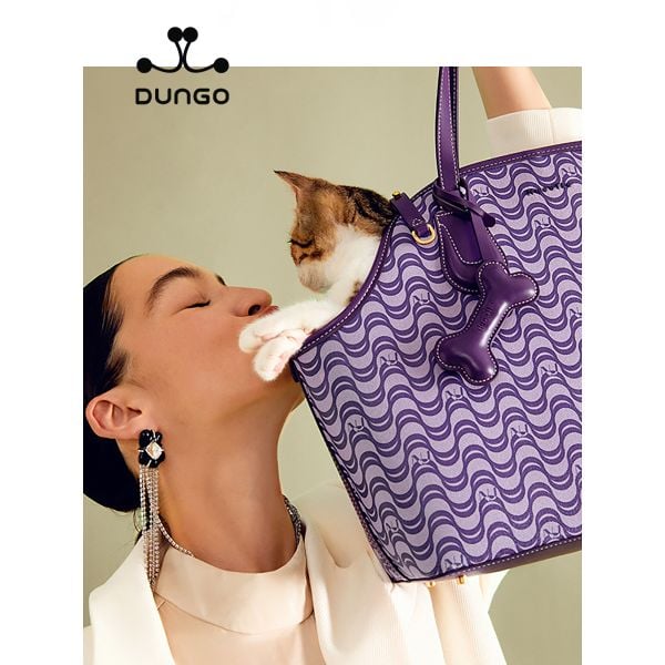  Túi Tote 14inch Moire NU1172162-09 Tím 