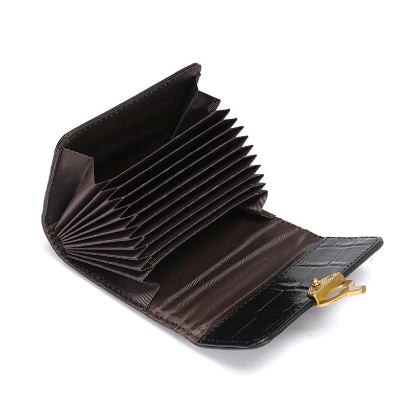 Ví Thẻ Da Vân Xám JU0079-11