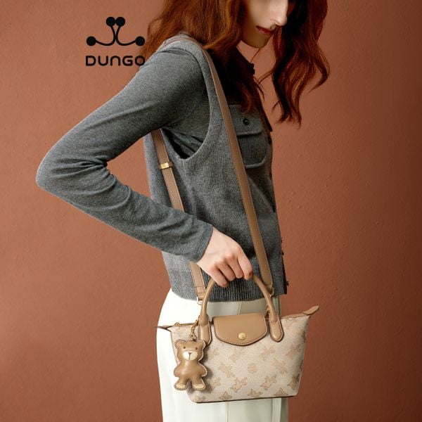  Túi Xách Unicorn Charm Gấu NUCELLE NU1172225-24 Nâu 