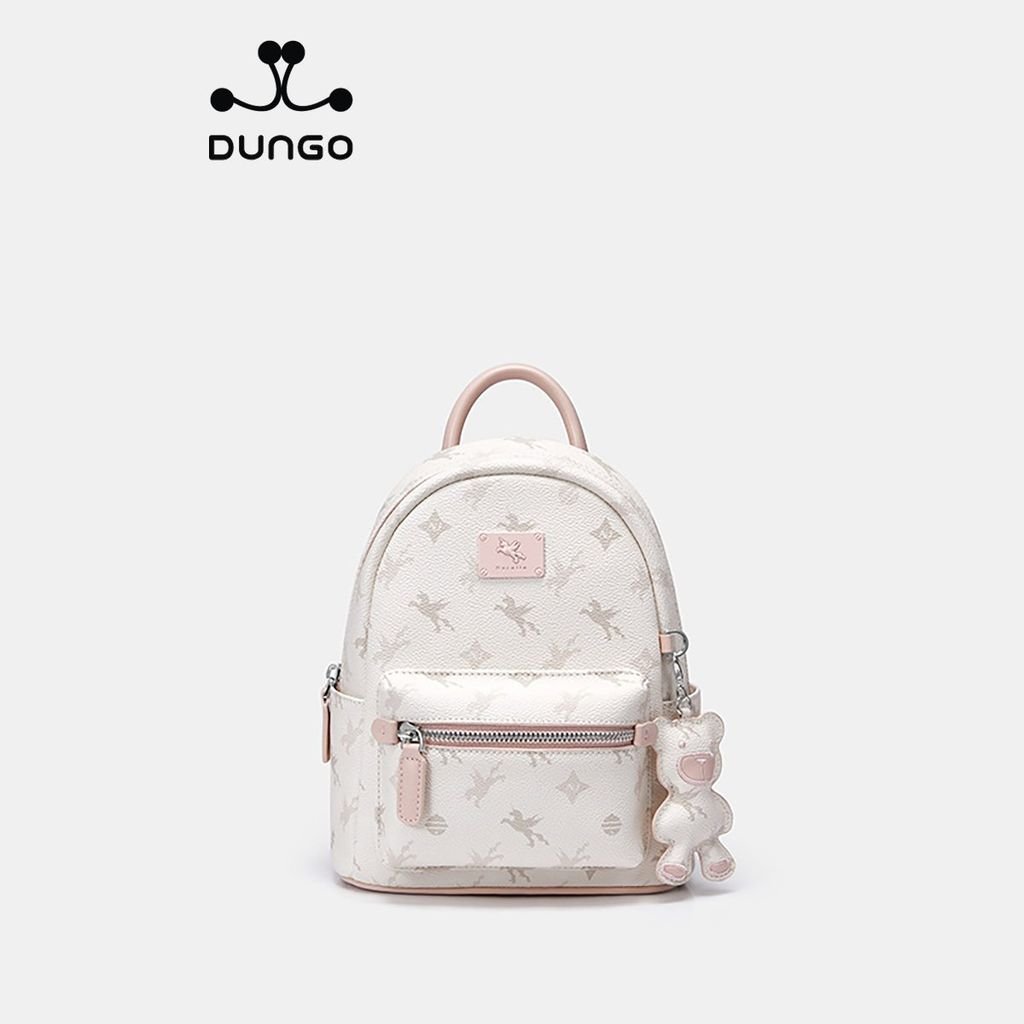 Balo Nhỏ Da Unicorn Charm Gấu NU1172104-04S Hồng