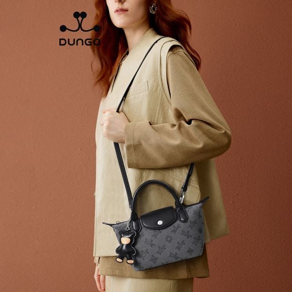  Túi Xách Unicorn Charm Gấu NUCELLE NU1172225-01 Đen 