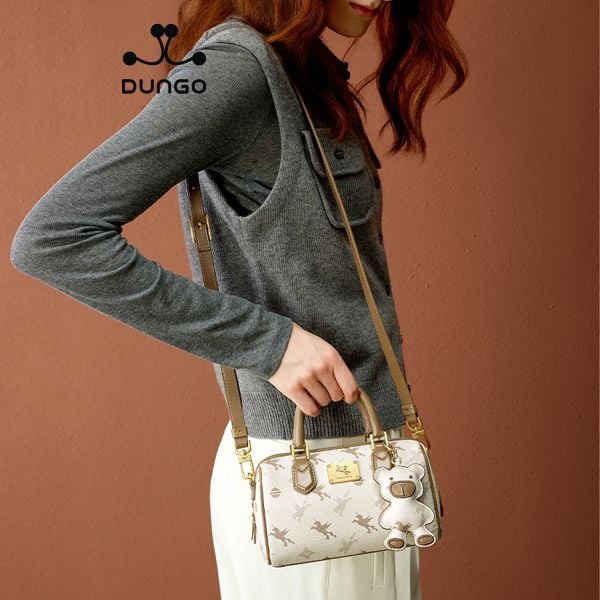  Túi Trống Ngựa Nâu NU1172196-21A Charm Gấu 