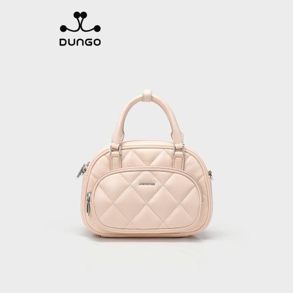  Túi Và Balo 2in1 Chần Trám Mềm JU173111-04 Hồng 