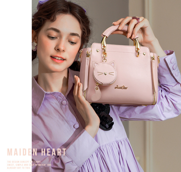  Túi Xách JUST STAR Mèo Hồng DU172043-04 