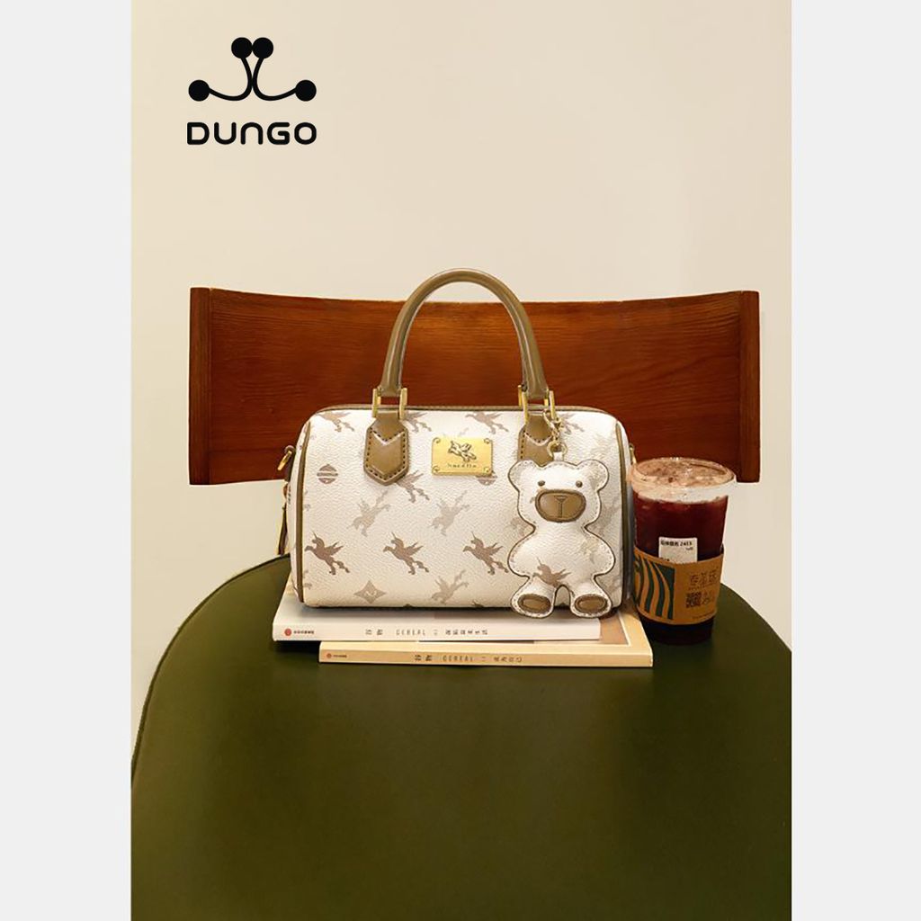 Túi Trống Ngựa Nâu NU1172196-21A Charm Gấu