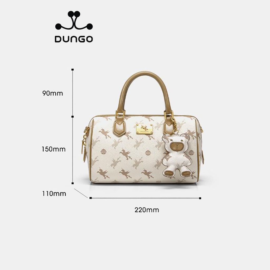 Túi Trống Ngựa Nâu NU1172196-21A Charm Gấu