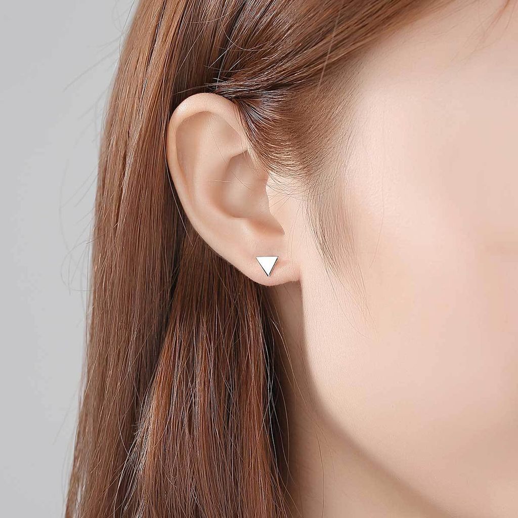 Bông Tai Bạc Dungo Tria Earrings 14K - DU16G05G