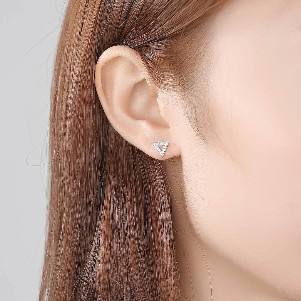 Bông Tai Bạc Dungo Tria Earrings Pt - DU16G05S