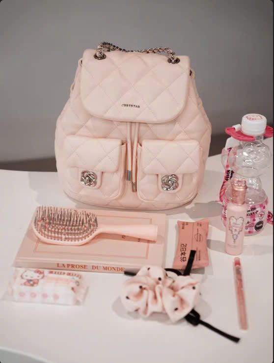 Balo Da Chần Mềm JU173108-04 Hồng