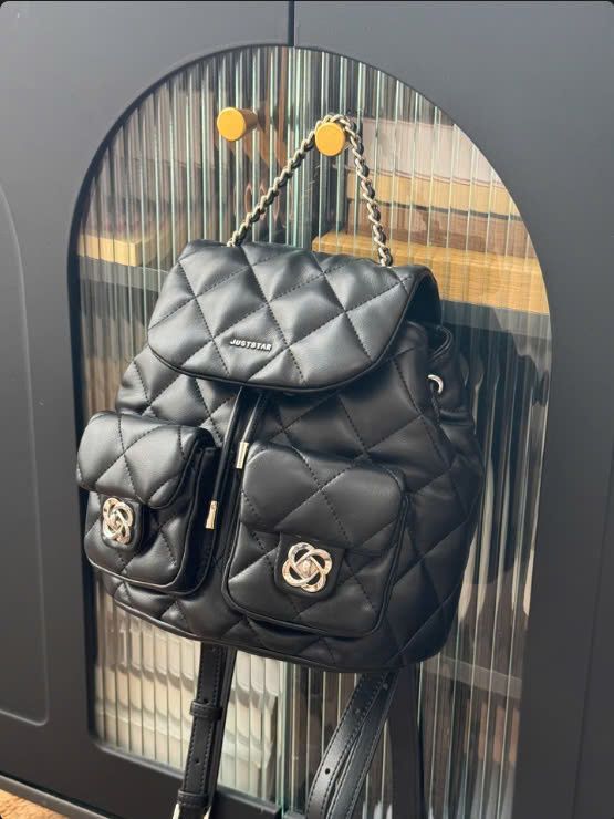 Balo Da Chần Mềm JU173108-01 Đen