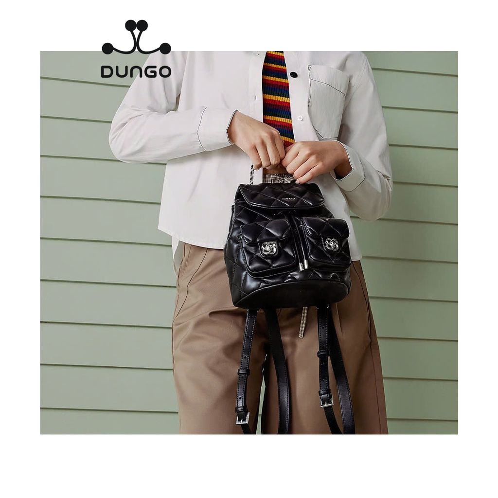 Balo Da Chần Mềm JU173108-01 Đen