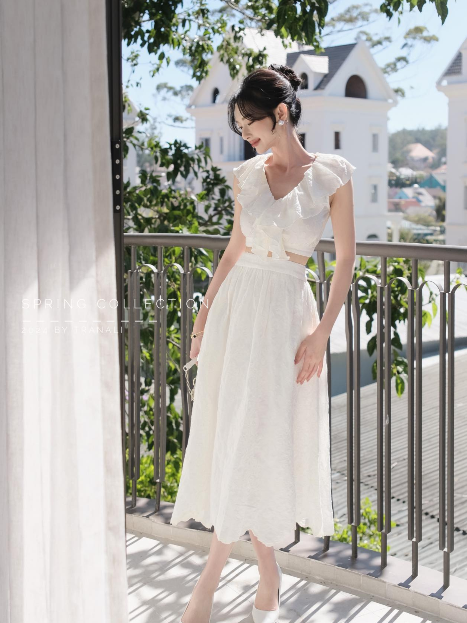 SET ÁO SN BÈO CV XÒE DÀI W12