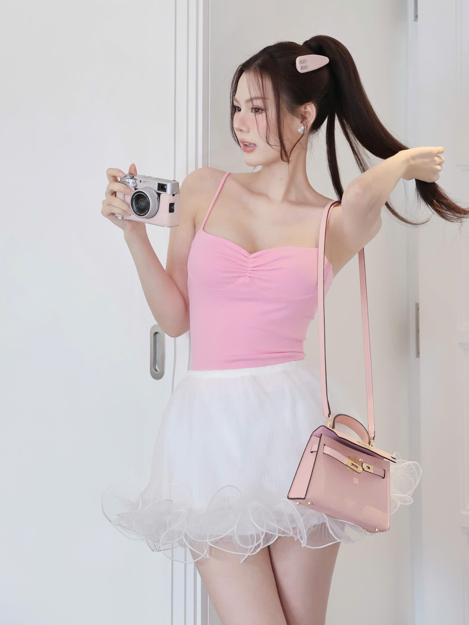 เสื้อ 2S 3 สี จีบ อก