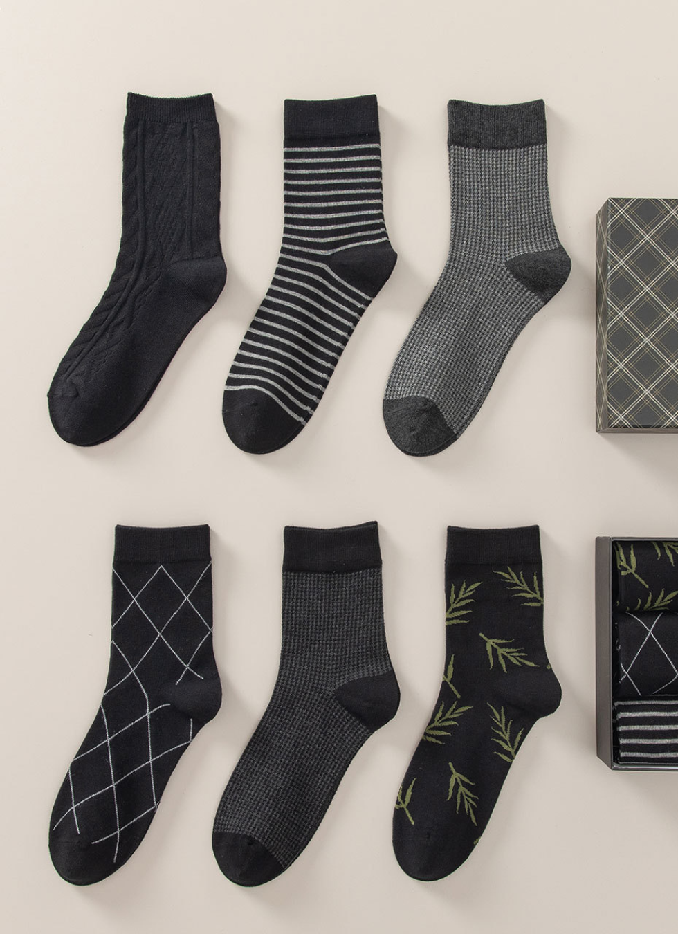  SUIT_SOCK tất nam cổ cao 