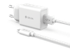 Bộ sạc Devia Adapter 10W Smart Series, cáp A-C màu trắng - Hàng chính hãng