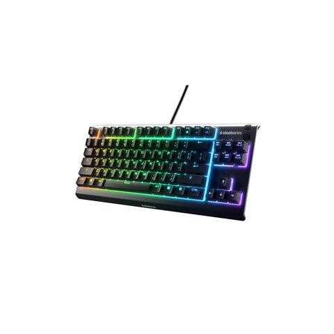 SteelSeries APEX 3 TKL  Water Resistant Quiet Tenkeyless Keyboard with RGB Lighting
