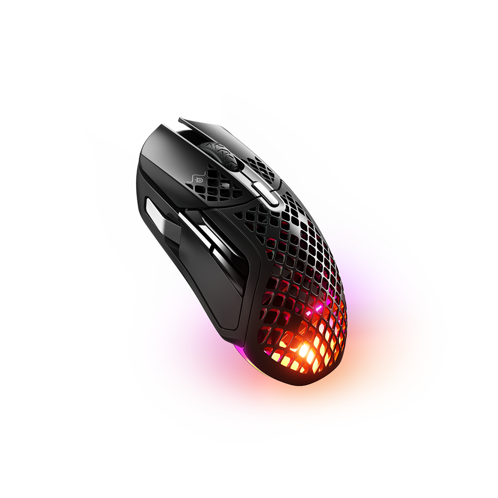 SteelSeries AEROX 5 WIRELESS Ultra Lightweight Super-Fast Mouse with ...