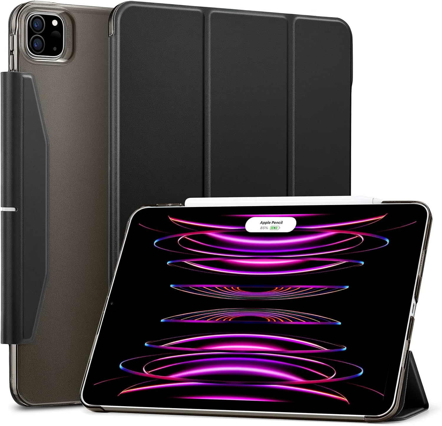 Bao da cho iPad Pro/Air 2024 ESR Ascend Trifold màu đen