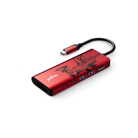 Adapter chuyển đổi USB-C 7 trong 1 hoạ tiết Spiderman Belkin