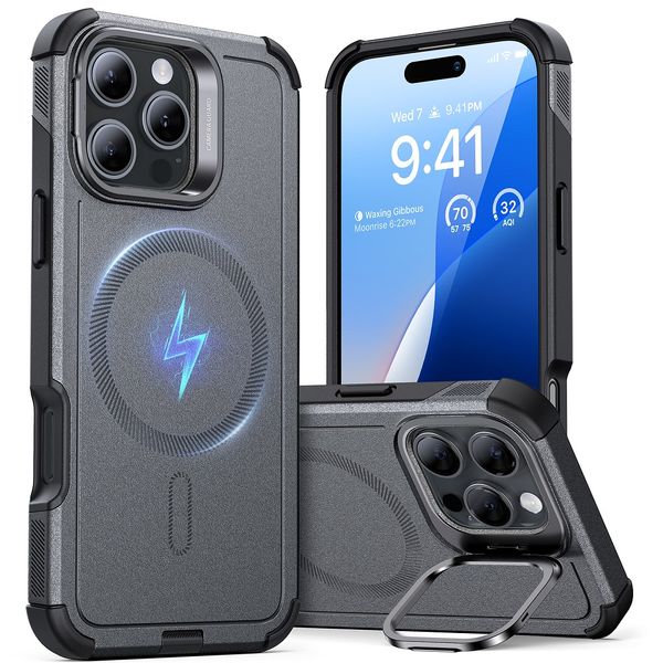 Ốp lưng Cyber Armor Case kèm giá đỡ HaloLock cho iPhone 16 Pro ESR MeKo ...