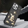 Ốp lưng Magnetic hoạ tiết Mickey và vũ trụ màu vàng đen iPhone 16 Pro Max Belkin