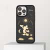 Ốp lưng Magnetic hoạ tiết Mickey và vũ trụ màu vàng đen iPhone 16 Pro Max Belkin