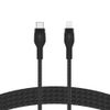 Cáp BoostCharge™ PRO Flex USB-C to Lightning vỏ silicon bọc dù kèm nút nam châm