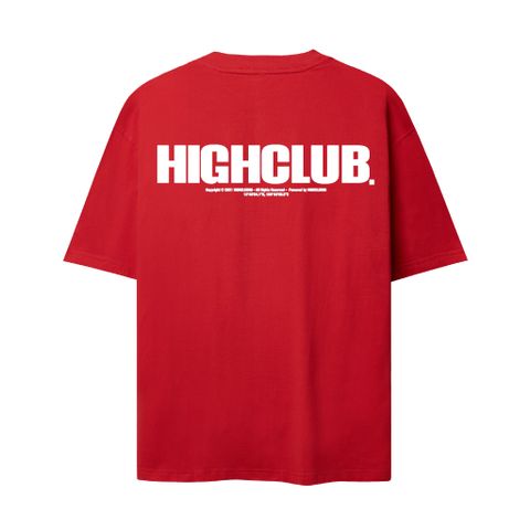  Basic Tee - Red/White 